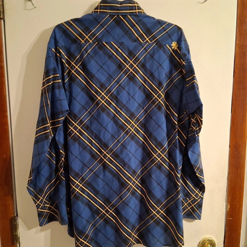 Vtg Y2K  TOMMY HILFIGER  Red Label M Blue Gold Ben Descendants‎ Disney Bound EUC